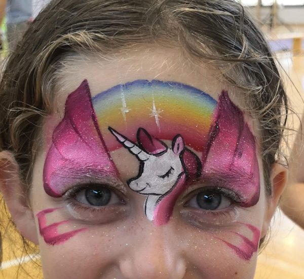 איפור פנים של חד קרן